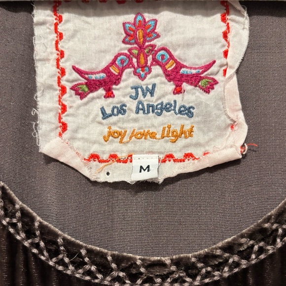 Johnny Was Black and Gray Embroidered Dress - Picture 2 of 5